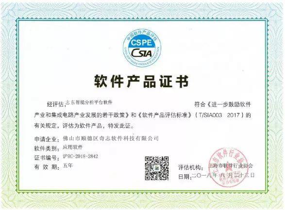 软件产品证书